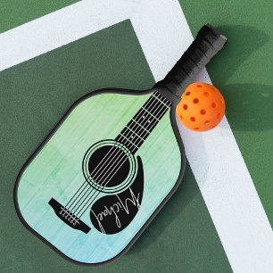 Personalised Acoustic Guitar Pickleball Paddle