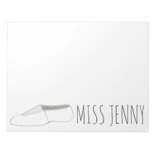 Personalised Acro Tumbling Dance Gym Coach Teacher Notepad