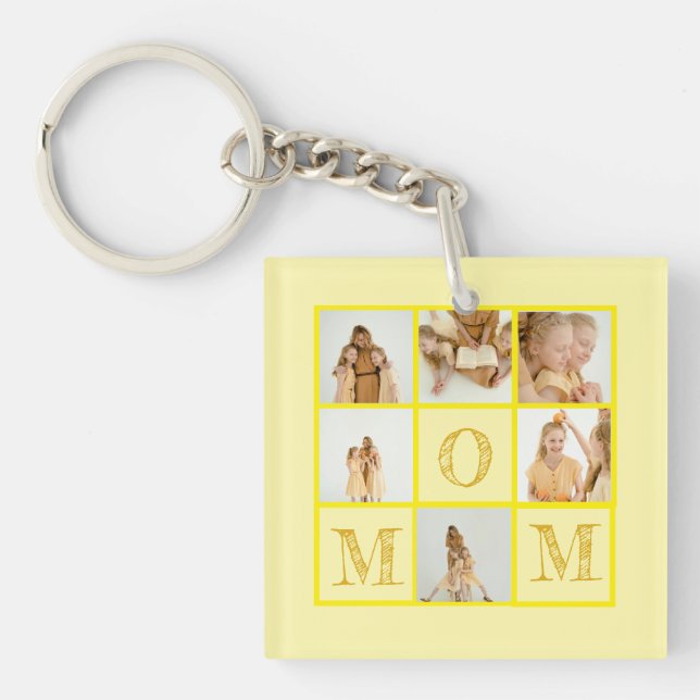 Personalised Acrylic Keychain – Custom Photo (Front)