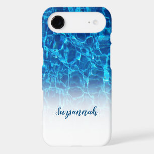 Personalised Add A Name Sparkling Blue Water Ombre