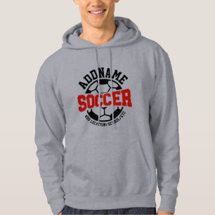 Personalised ADD NAME Soccer Player Team Tie-Dye Hoodie