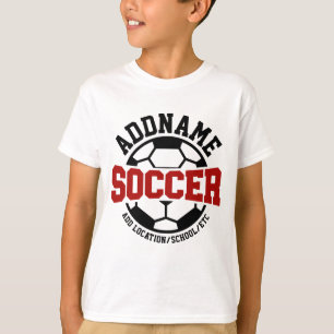 Personalised ADD NAME Soccer Player Team Tie-Dye T-Shirt