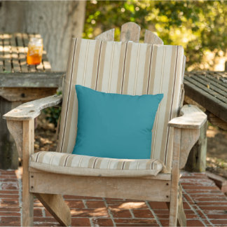 Personalised Add Photo Artwork Blue 16" x 16" Outdoor Cushion