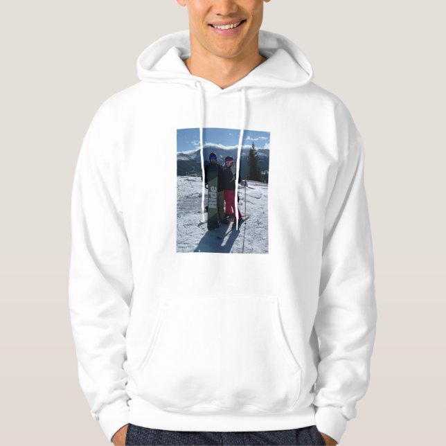 Personalised Add Photo on Front and Back  Hoodie (Front)