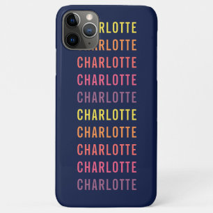 Personalised Add Your Name Fun Colour Gradient Case-Mate iPhone Case