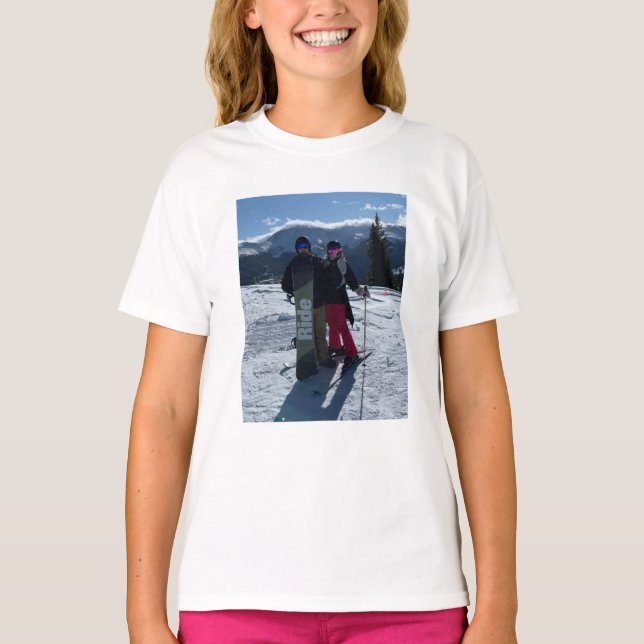 Personalised Add your Photo to Front Back T-Shirt (Front)