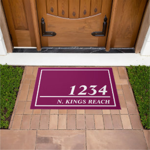 Personalised Address Doormat