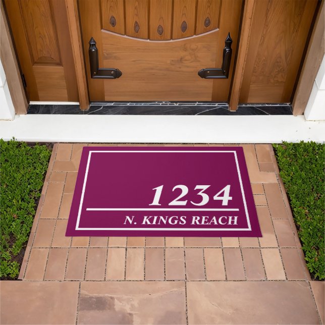 Personalised Address Doormat (Outdoor)