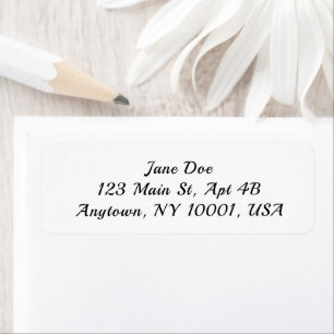 Personalised Address Labels Custom Name Stickers