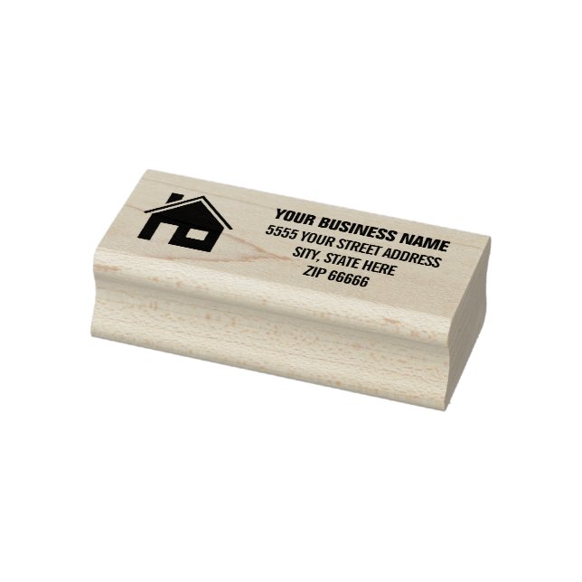 Personalised Address Rubber Stamp Template (Stamp)