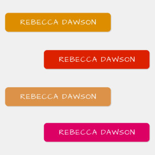 Personalised Adhesive Name
