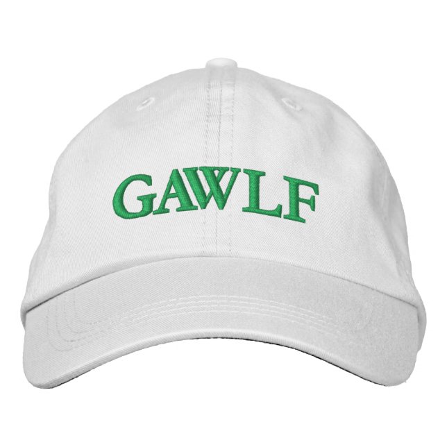 Personalised Adjustable Hat - GAWLF (Front)