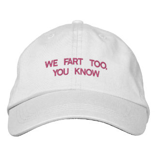 Personalised Adjustable Hat - WE FART TOO