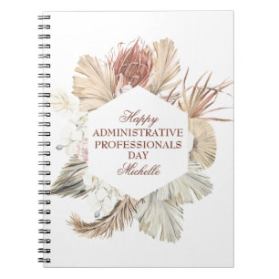 Personalised Administrative Professionals Day Notebook