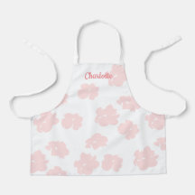Personalised Adorable Pink Flower Child Apron