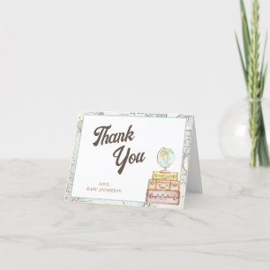 Personalised Adventure Baby Shower  Thank You Card