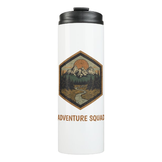 Personalised Adventure Squad Camping Mug (Front)