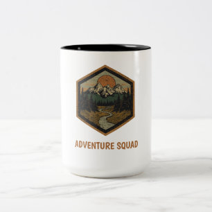 Personalised Adventure Squad Camping Mug