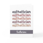 Personalised Aesthetician Cosmetologist Beautician