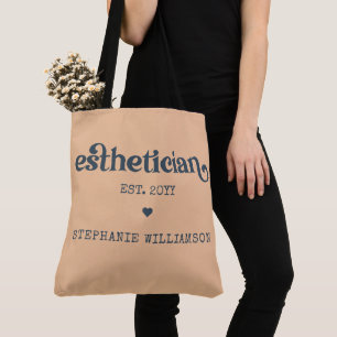 Personalised Aesthetician Cosmetologist Beautician Tote Bag