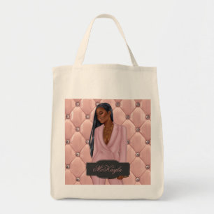 Personalised African-American CEO Boss Woman Tote Bag