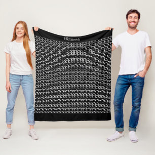 Personalised, African art, Ethnic pattern Fleece Blanket
