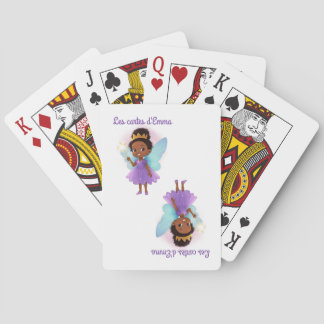 Personalised African Fairy Playing Poker Cards