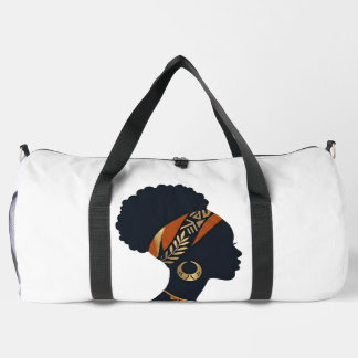 Personalised Afrohemian Queen Travel Duffel Bag