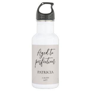 Personalised Aged to Perfection Birthday Party 532 Ml Water Bottle