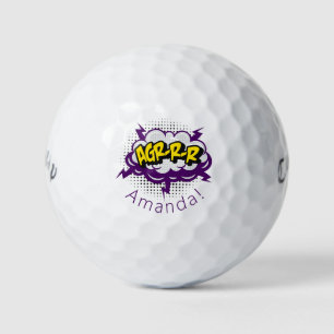 Personalised AGR-R-R Callaway Warbird Golf Ball