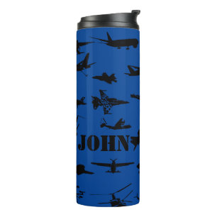 Personalised Aircrafts Thermal Tumbler