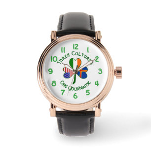Personalised Åland Islands Shamrock Men’s  Watch