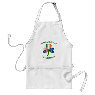 Personalised Åland Islands Shamrock Standard Apron