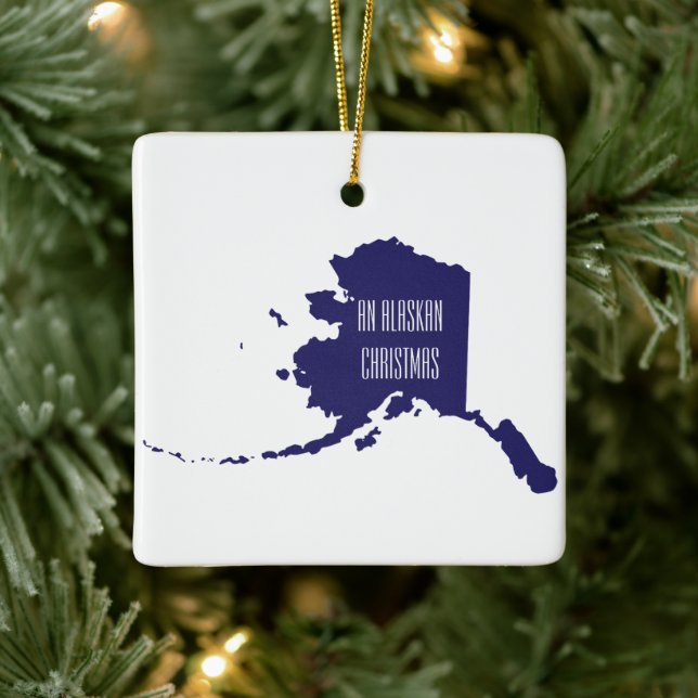 Personalised Alaska Ornament (Tree)