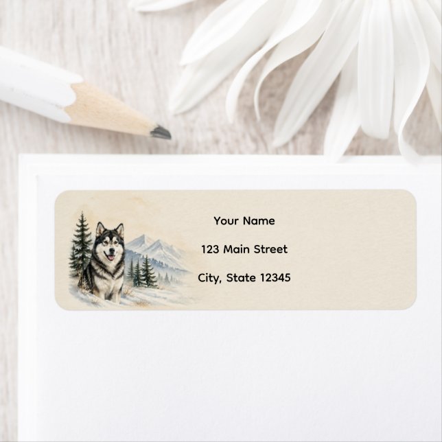 Personalised Alaskan Malamute  (Insitu)