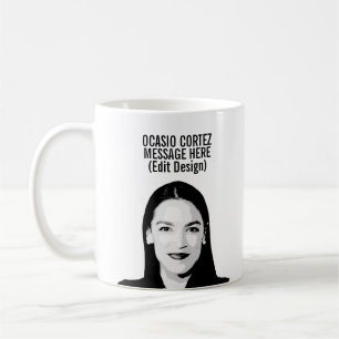 Personalised Alexandria Ocasio-Cortez Coffee Mug
