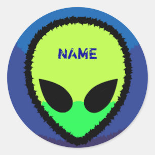 Personalised aLiEn Sticker
