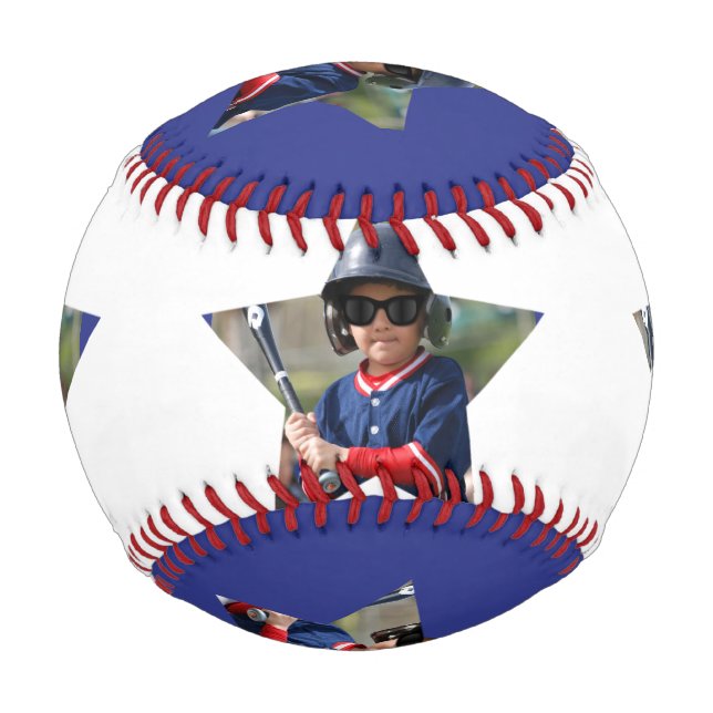 Personalised All Star Photo Baseball (Front)
