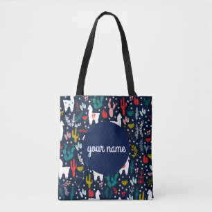 Personalised Alpaca Tote Bag