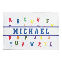 Personalised Alphabet Pillowcase