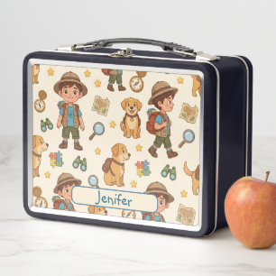 Personalised Alphaland Kids Lunch Black Box
