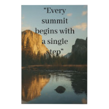 Personalised Alpine Reflection Chalkboard Print