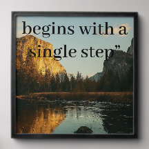 Personalised Alpine Reflection Chalkboard Print