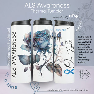Personalised ALS Awareness  Thermal Tumbler