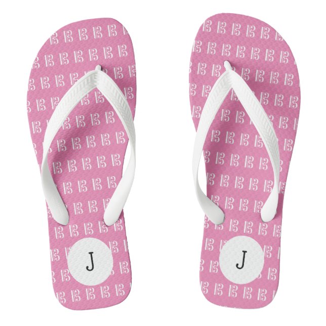 Personalised Alto Clef (White) Viola Music Jandals (Footbed)