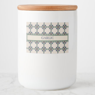 Personalised Amalfi Tile Food Label