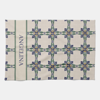 Personalised Amalfi Tile Tea Towel