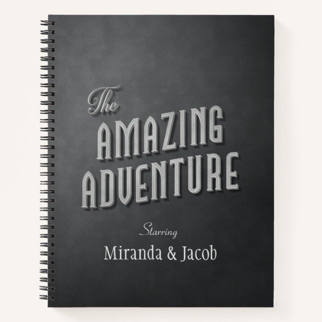 Personalised Amazing Adventure Travel Journal (Front)