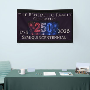 Personalised America 250 Semiquincentennial Party Banner