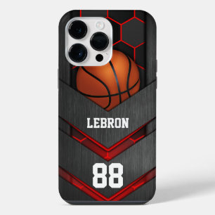 Personalised American Basket ball Number & Name iPhone 14 Pro Max Case
